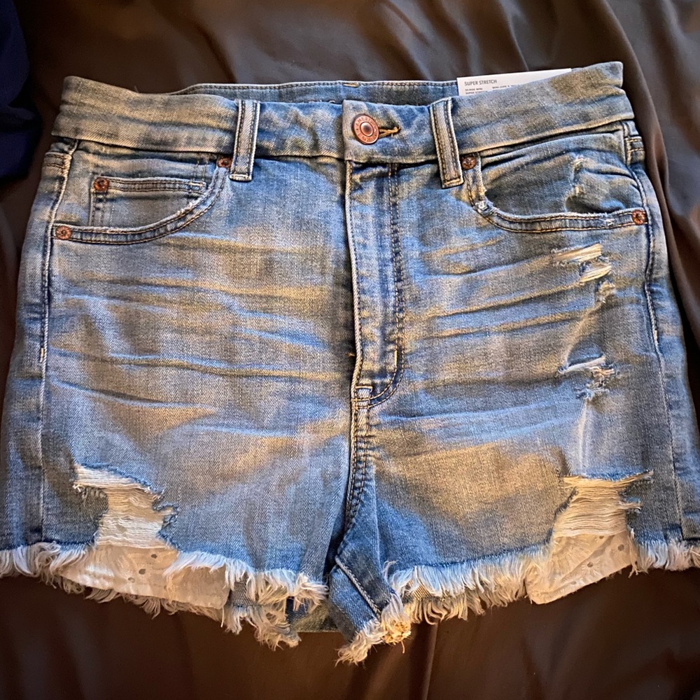 Lace pocket AE short shorts